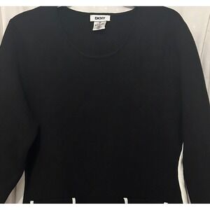 DKNY Women's Long Sleeve Scoop Neck Sweater Dress